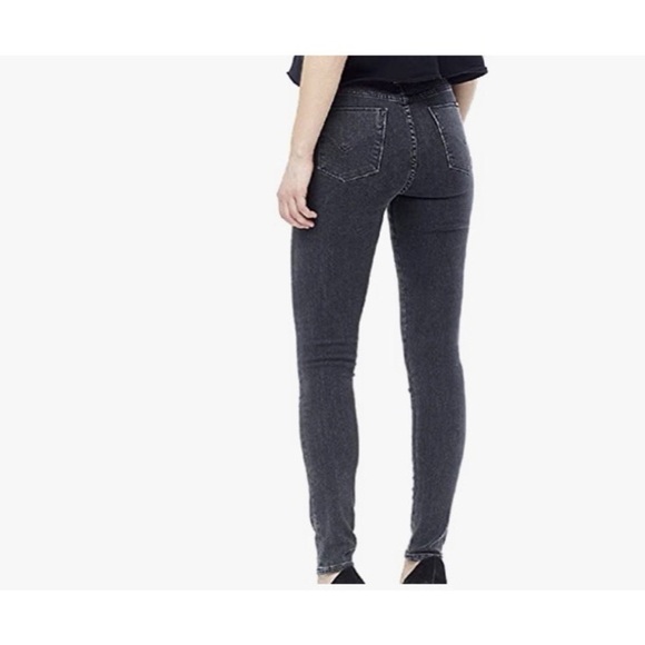 [Hudson] High Waisted Lace Up Denim Jeans - Picture 8 of 9